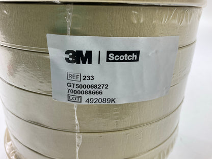 43 Rolls - Scotch 3M 233 18 Mm X 55 M 3/4'' Masking Tape (CREPE PAPER)