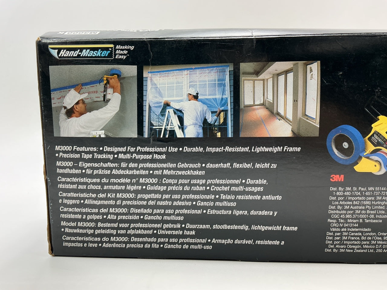 3M M3000K Hand Masker M3000 Dispenser Kit: 12'' Cut-off Blade & Hook