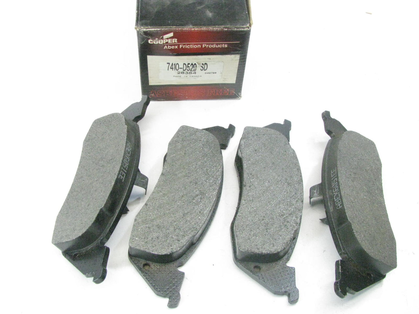 Abex 7410-D529-SD Front Disc Brake Pads For 1991-1996  Dakota