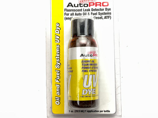 AC Pro 374CS A/C Pro Oil And Fuel Systems UV Dye 1 Oz Bottle