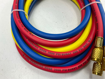 A/C Pro BRY134HD Certified 134A Refrigerant Hose Set - 6 Foot Professional Grade