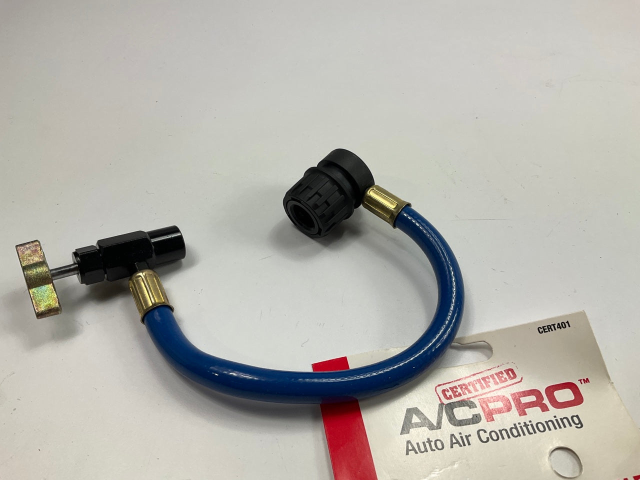 Ac Pro CERT401 Reuseable A/C Recharge Hose For 134 Self-selaing Cans