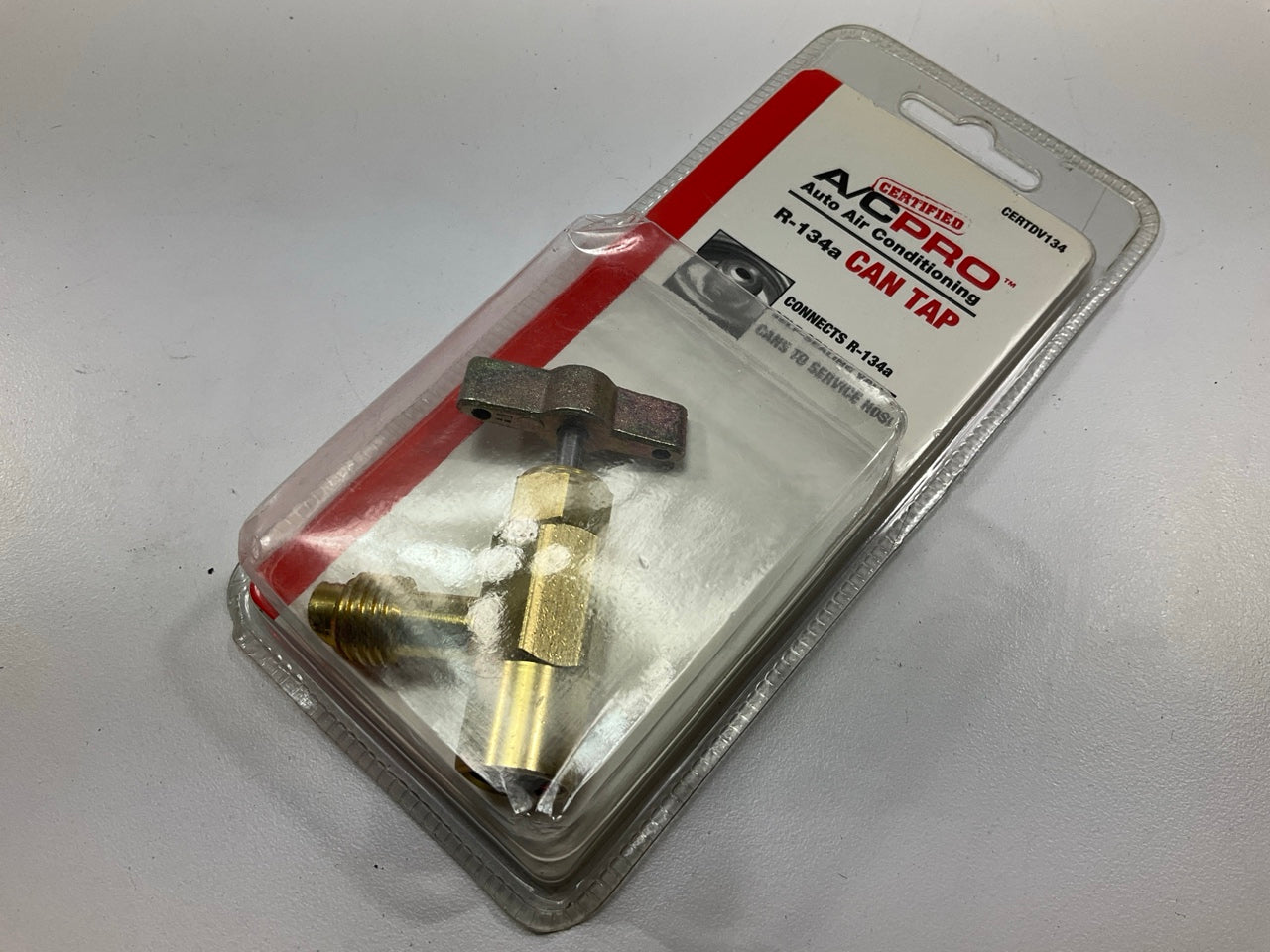 Certified A/C Pro CERTDV134 Auto Air Conditioning 134a Can Tap