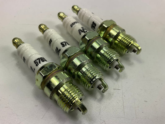 4 / PACK - Accel 0576S Shorty Header Spark Plugs 14mm Taper .460 Reach