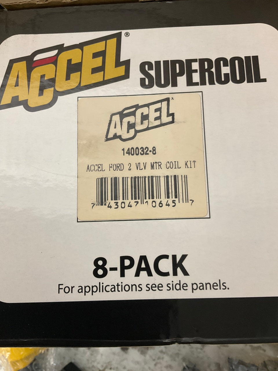 (8) ACCEL 140032 Ignition Coils, SuperCoil Set, Ford 2 Valve Modular Engine