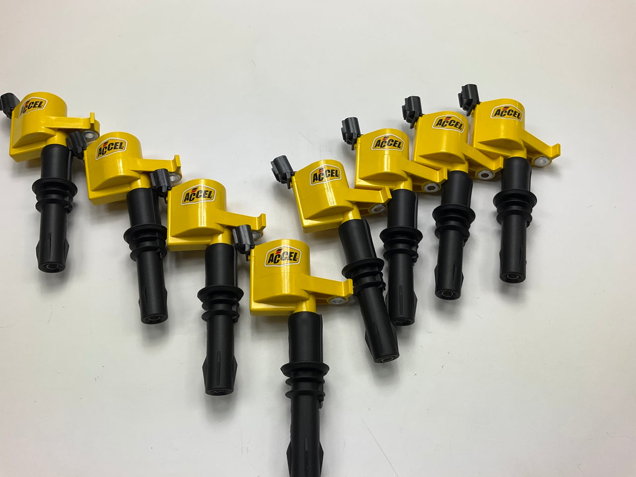 Pack Of 8 - Accel 140033 Ignition Super Coil YELLOW For 04-08 Ford 4.6L 5.4L V8