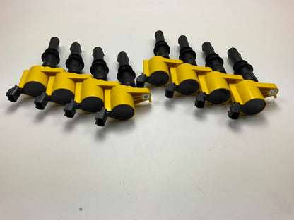 Pack Of 8 - Accel 140033 Ignition Super Coil YELLOW For 04-08 Ford 4.6L 5.4L V8