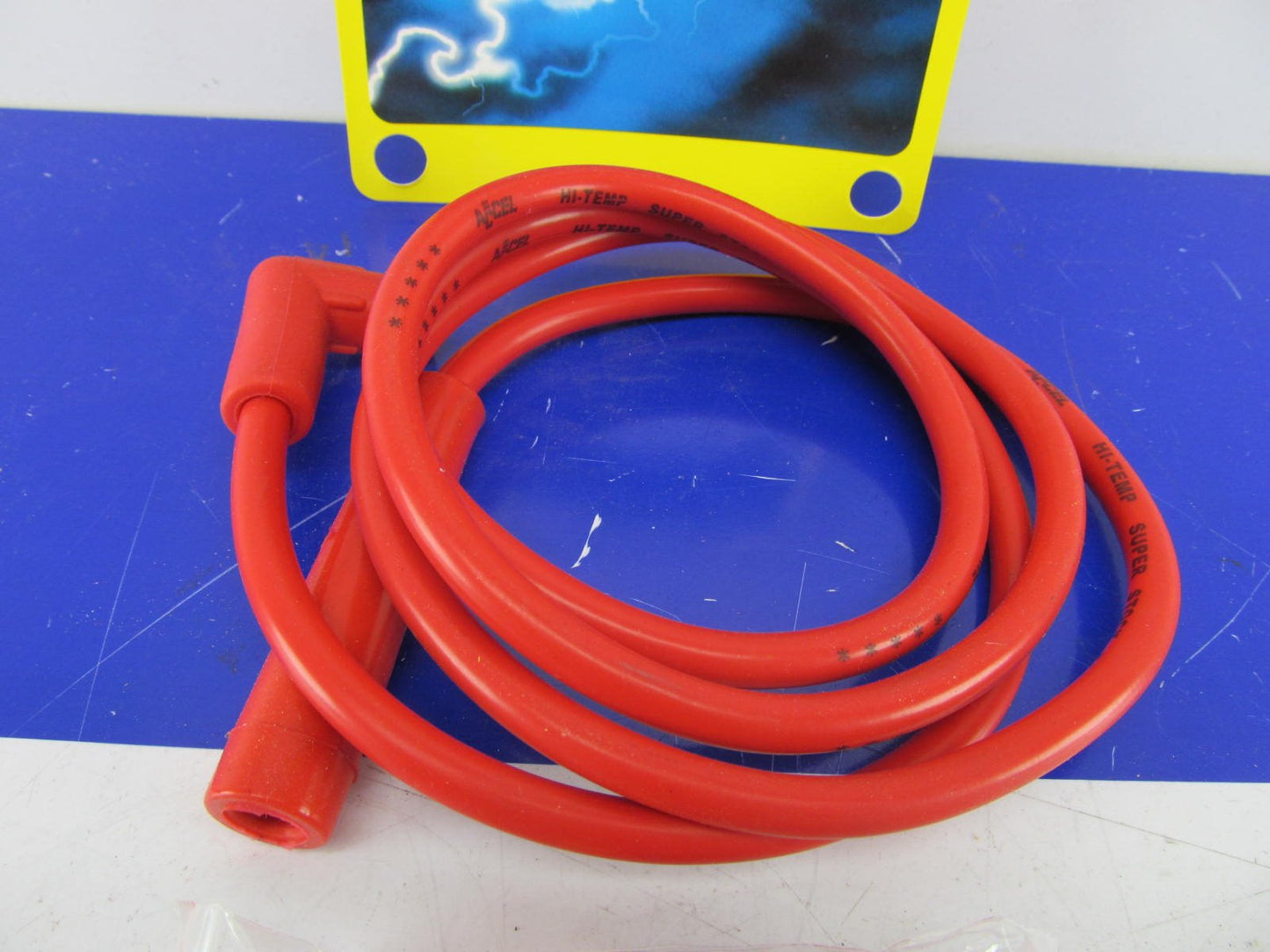 Accel 170500R UNIVERSAL Single Spark Plug Wire Lead - Straight & 90 Deg Boot