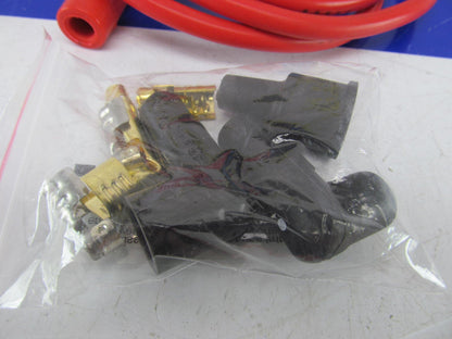 Accel 170500R UNIVERSAL Single Spark Plug Wire Lead - Straight & 90 Deg Boot
