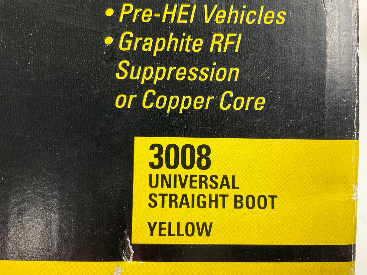 Accel 3008 Universal Fit Super Stock Ignition Spark Plug Wire Set - 7mm Yellow