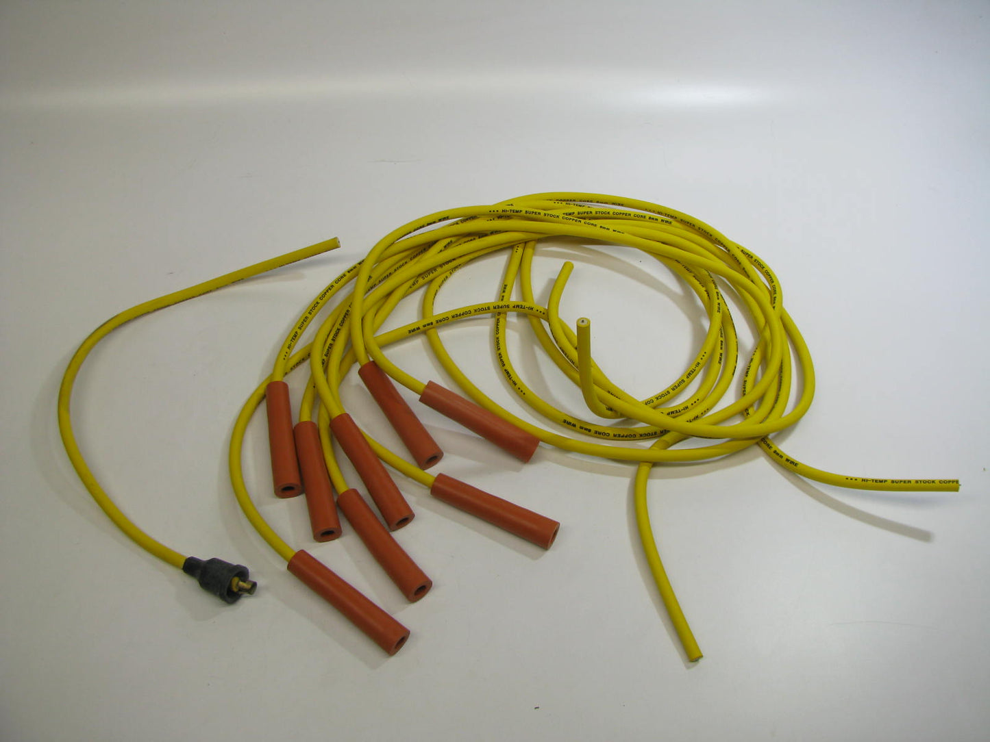 Accel 4038 Universal Fit Ignition Spark Plug Wire Set - 8mm Yellow