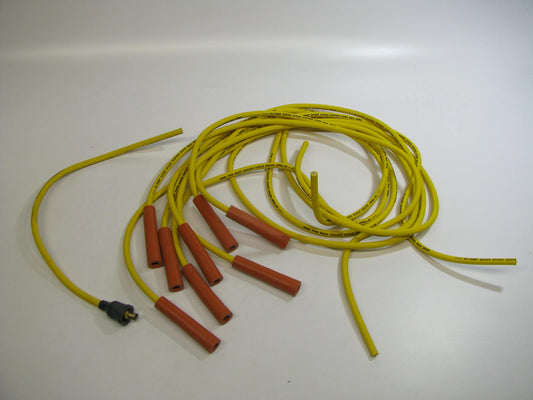 Accel 4038 Universal Fit Ignition Spark Plug Wire Set - 8mm Yellow