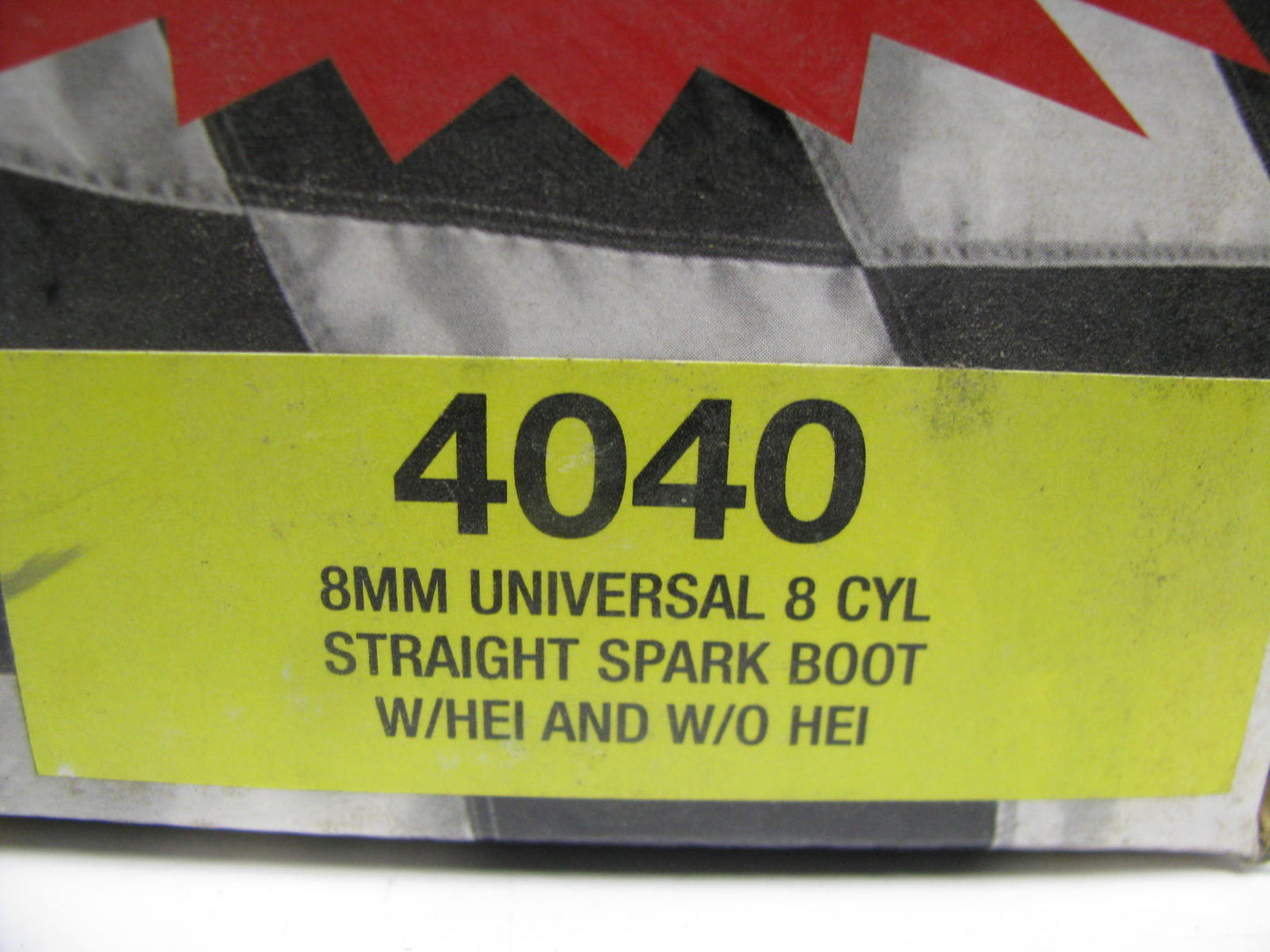 Accel 4040 Universal Fit Ignition Spark Plug Wire Set - 8mm Yellow
