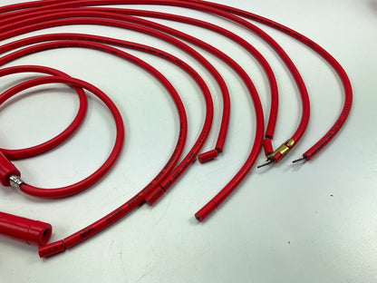 Accel 4041R Performance Ignition Spark Plug Wire Set - Red; 8mm; Graphite Core