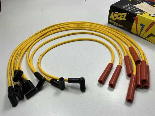 ACCEL 4071 Spark Plug Wire Set - Super Stock Graphite Core 8mm - Yellow