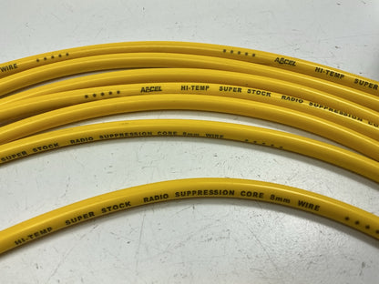 ACCEL 4071 Spark Plug Wire Set - Super Stock Graphite Core 8mm - Yellow