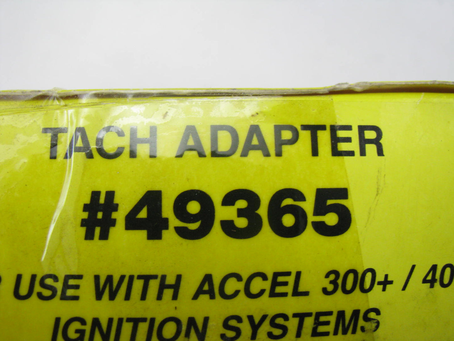 Accel 49365 300+ Tach Tachometer Adapter White Lead Trigger (12V Square Wave)