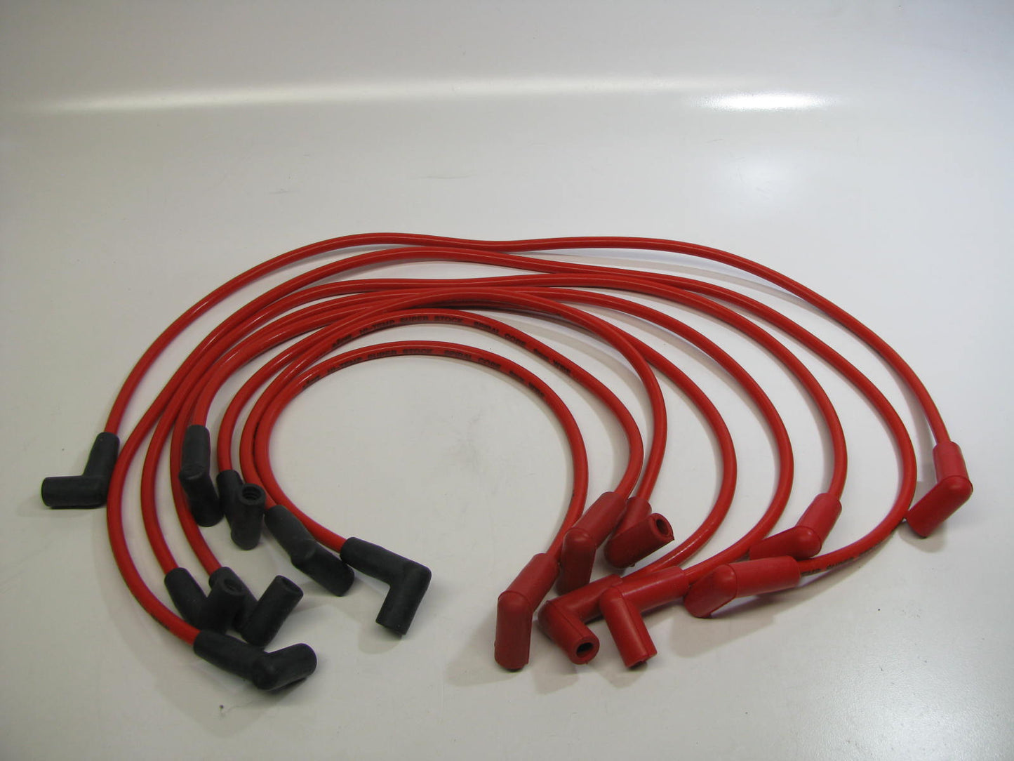 Accel 5048R Custom Fit Ignition Spark Plug Wire Set - 8mm Red