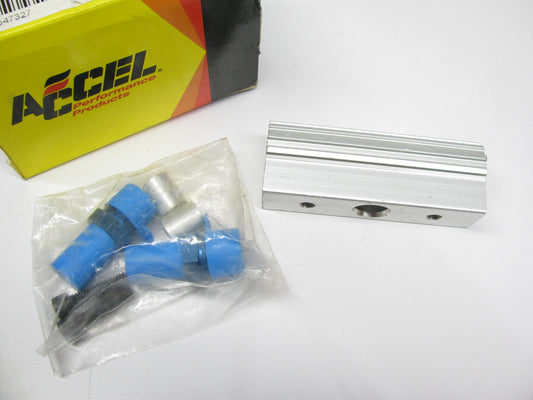 Accel 74756 (DFI GEN 7) Fuel Pressure Regulator Rail Mount Block With Fittings