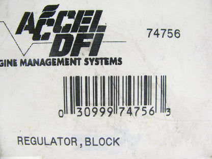 Accel 74756 (DFI GEN 7) Fuel Pressure Regulator Rail Mount Block With Fittings