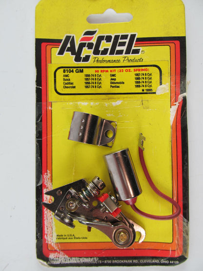 Accel 8104 Distributor Ignition Points Contact And Condenser Kit