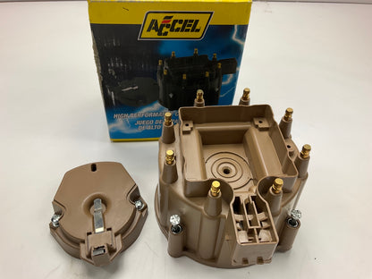 Accel 8122 HEI Style - High Performance TAN Ignition Distributor Cap & Rotor