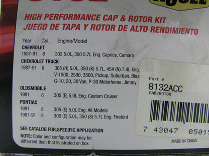 ACCEL 8132 Performance Distributor Cap And Rotor Kit - HEI Style 87-93 Chevy V8