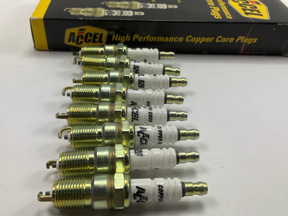 8 Pack - Accel 8196 Ignition High Performance Copper Core Spark Plugs