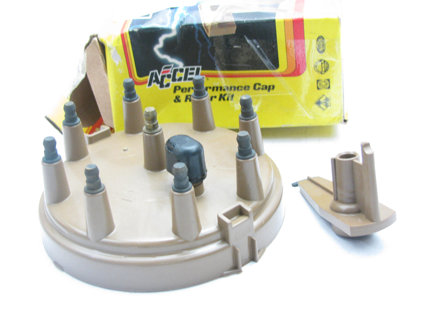 Accel 8233 Ignition Distributor Cap & Rotor Kit - 84-96 Small Block Ford SBF V8