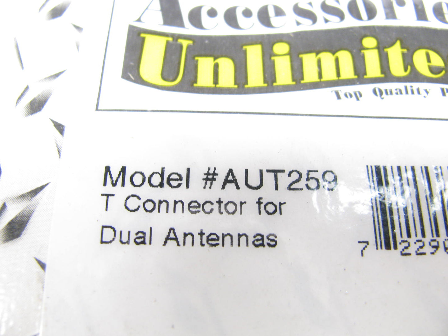Accessories AUT259 T Connector For Dual Antennas - 1 Male UHF To 2 Female UHF