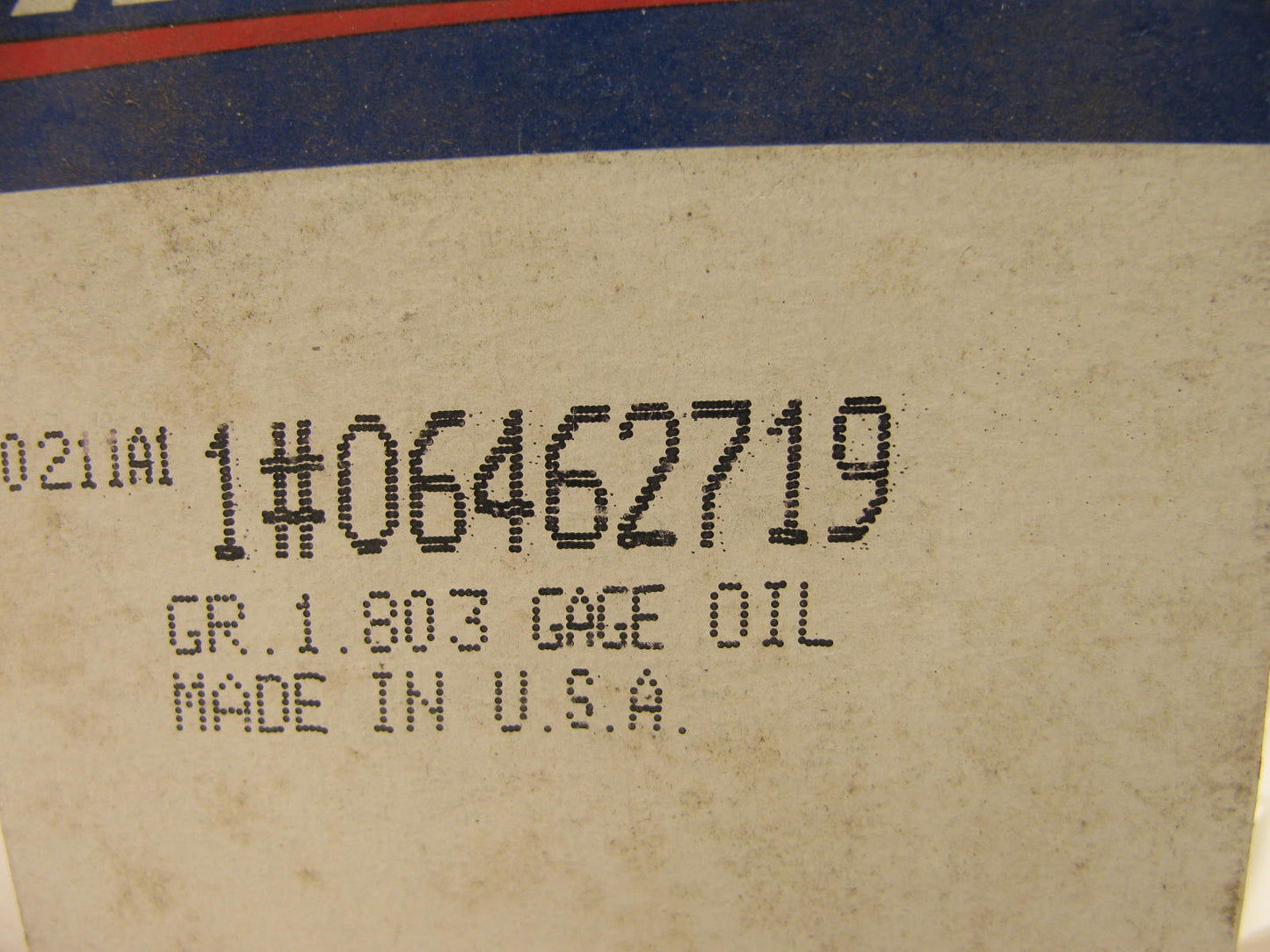 Acdelco 06462719 Engine Oil Pressure Gauge 1983-1987 Chevrolet GMC B School Bus