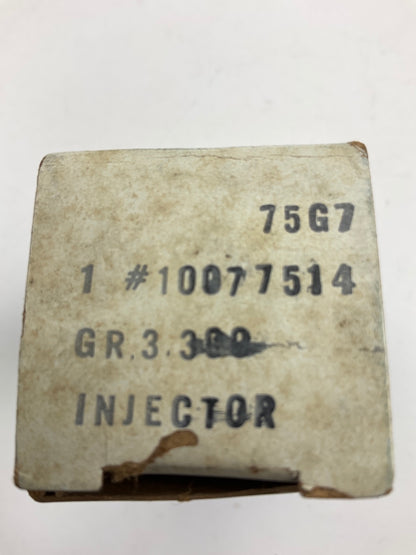 NOS OEM Delco 10077514 Fuel Injector - 1985-1988 Chevy C4 Corvette 5.7L 350 V8