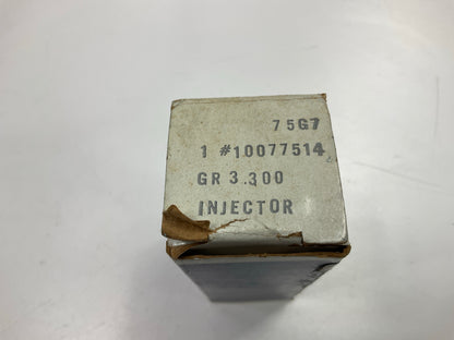 NOS OEM Delco 10077514 Fuel Injector - 1985-1988 Chevy C4 Corvette 5.7L 350 V8