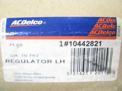 NEW GENUINE Acdelco 10442821 Front Left Window Regulator W/ Power Motor