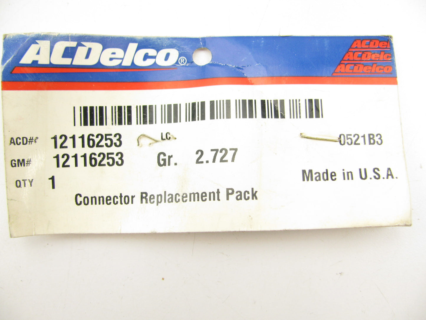 NEW Acdelco 12116253 3 Way Headlight Lamp Fog Light Lamp Wire Connector Harness