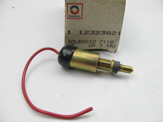 Delco Carburetor Idle Stop Shut-off Solenoid Valve 1970 VW Solex 30 PICT