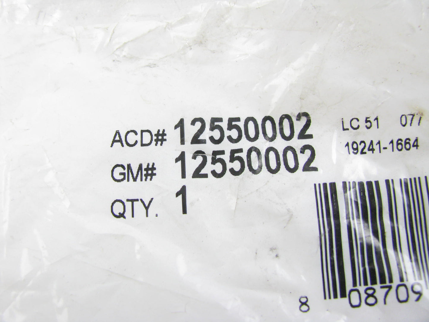 ACDelco 12550002 Engine Valve Lifter Locking Bar Guide Retainer