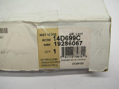 Acdelco 14D699C Ceramic Disc Brake Pads - Front