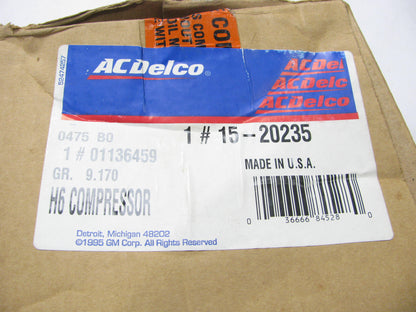 NEW GENUINE Acdelco 15-20235 HR6 A/C Compressor W/ Clutch