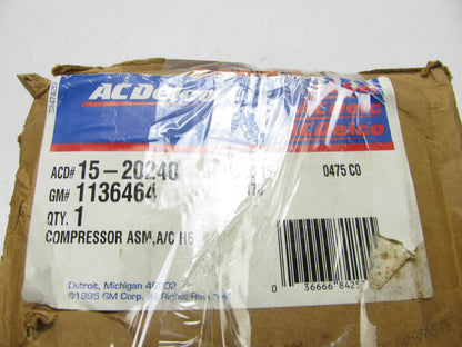 NEW Acdelco 15-20240 A/C Compressor W/ Clutch - 1985 Buick Electra, LeSabre
