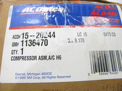 Acdelco 15-20244 A/C Compressor