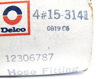 (4) Acdelco 15-3141 A/C Receiver Drier Adapter, 3/8'' Fitting X 5/8''-18 Thread