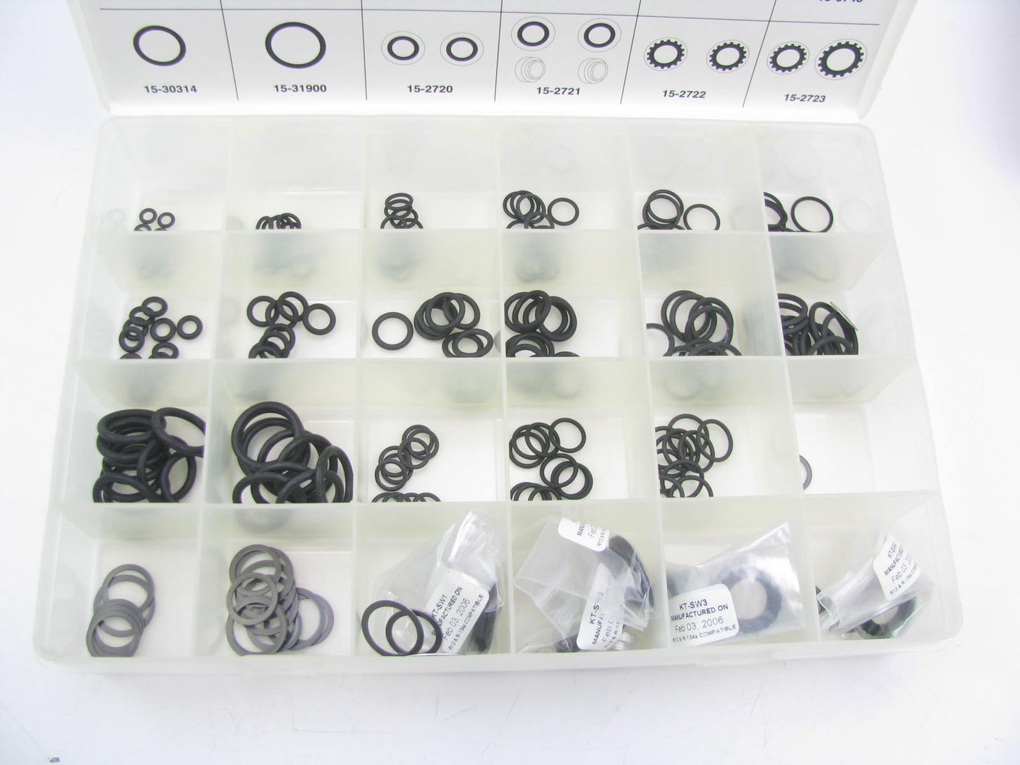 Acdelco 15-31694 UNIVERSAL AC Compressor Condenser Hose O-Ring Seal Kit 88918376