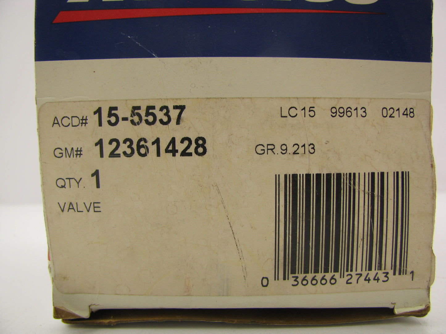 Acdelco 15-5537 Auxiliary A/C Expansion Valve For 1992-1993 Astro & Safari