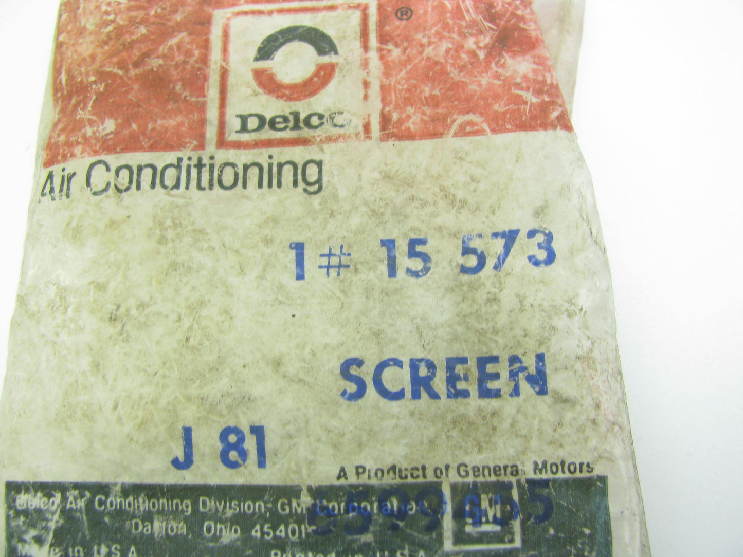 NOS OEM Ac Delco 15-573 A/C Receiver Pickup Tube Screen 1975-1976 GM 6599455