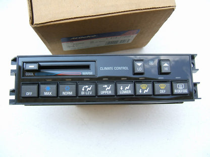 NEW OEM Acdelco 15-71628 HVAC A/C Control Switch Panel For 88-91 Cutlass Supreme