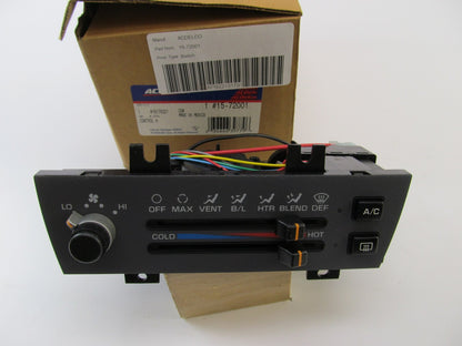 Acdelco 15-72001 A/C Heater Climate Control Switch - 1991-1994 Chevy Cavalier