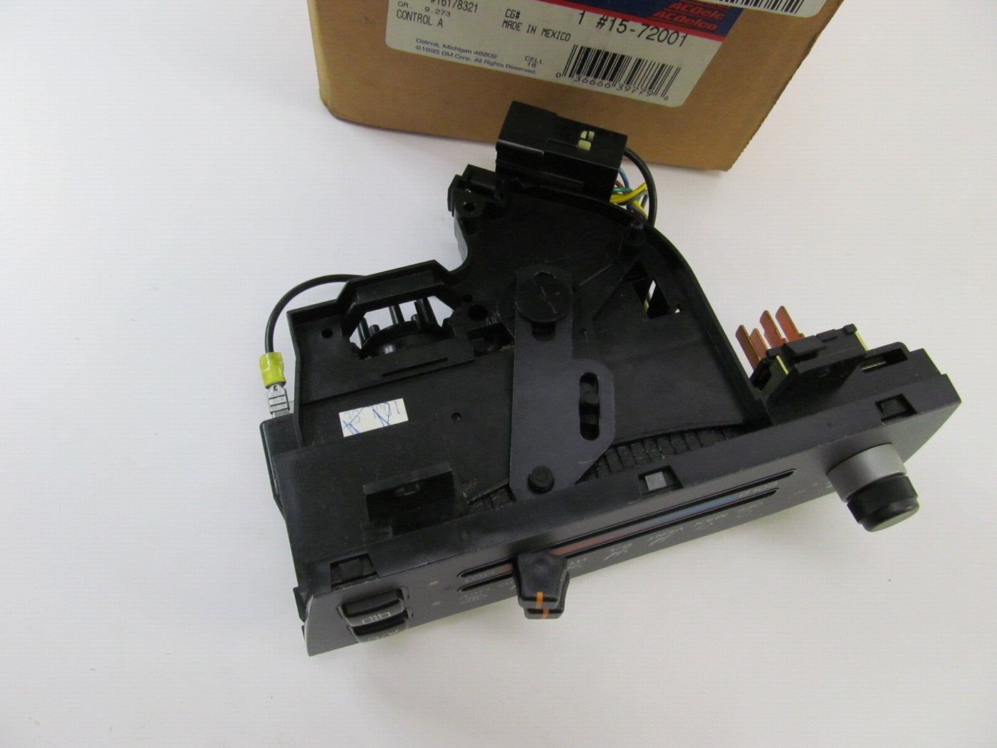 Acdelco 15-72001 A/C Heater Climate Control Switch - 1991-1994 Chevy Cavalier