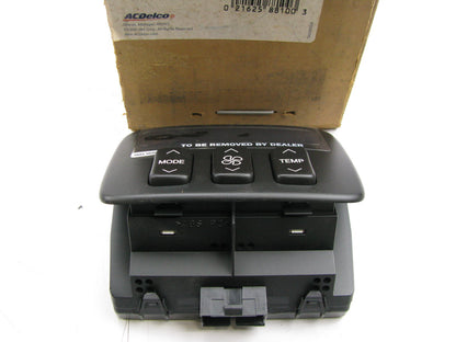 Acdelco 1572600 Rear A/C Temperature Control Switch Panel 00-05 Cadillac DeVille