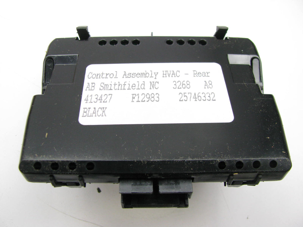 Acdelco 1572600 Rear A/C Temperature Control Switch Panel 00-05 Cadillac DeVille